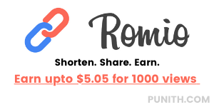 romio - earn upto $5.05 for 1000 views