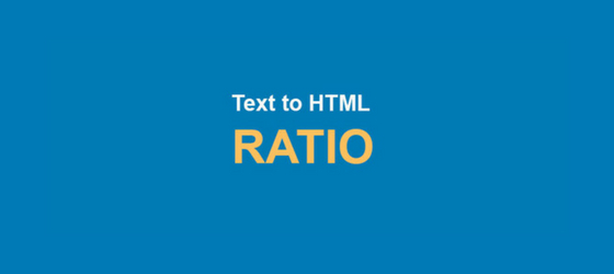 text to html ratio