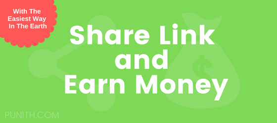 Share Link and Earn Money Online
